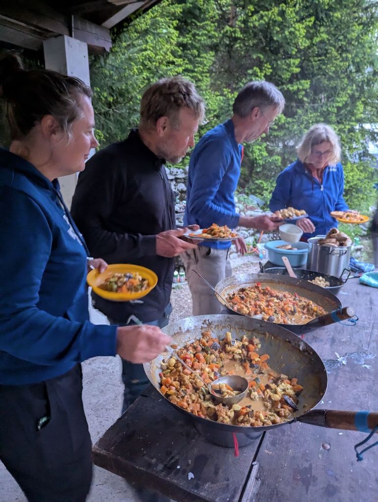 Maar eerst eten