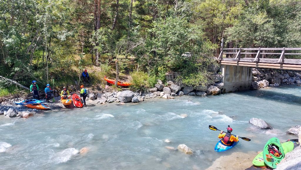 Instap bij de tweede camping