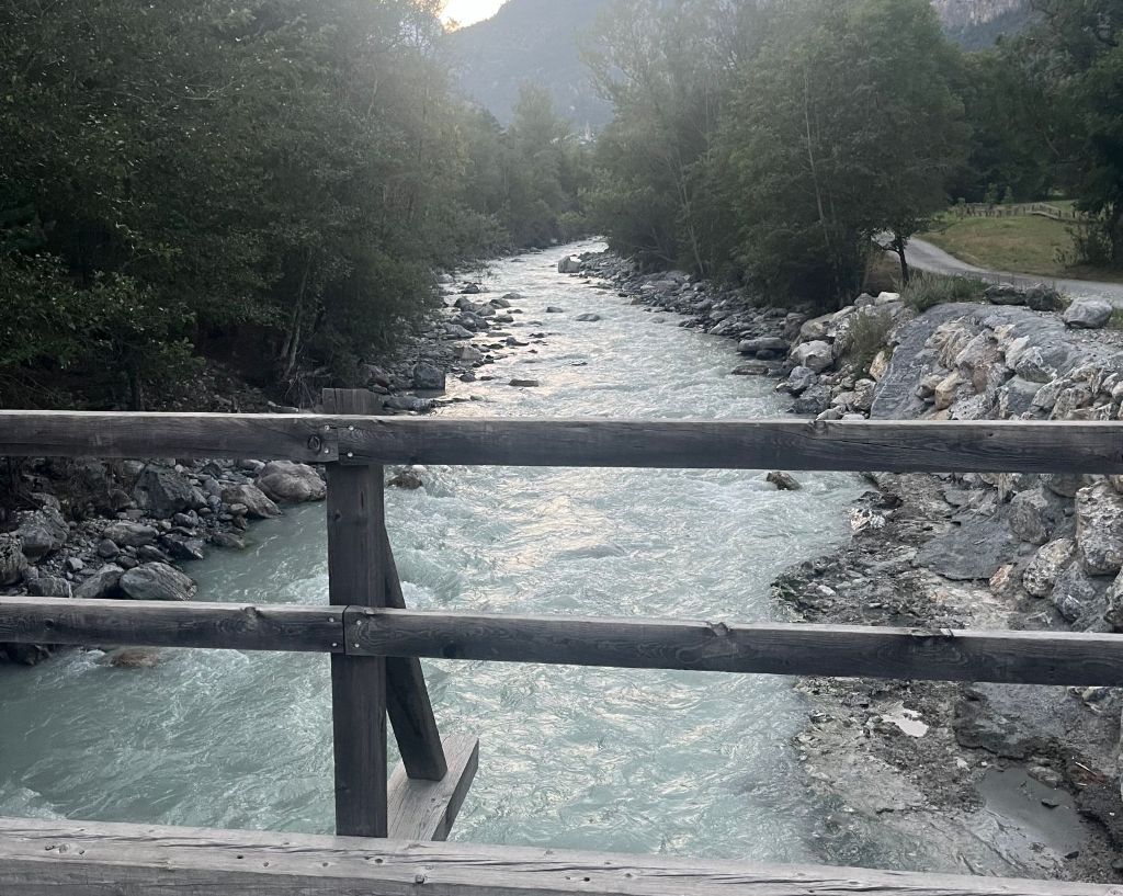 Indicatie waterstand, instap camping