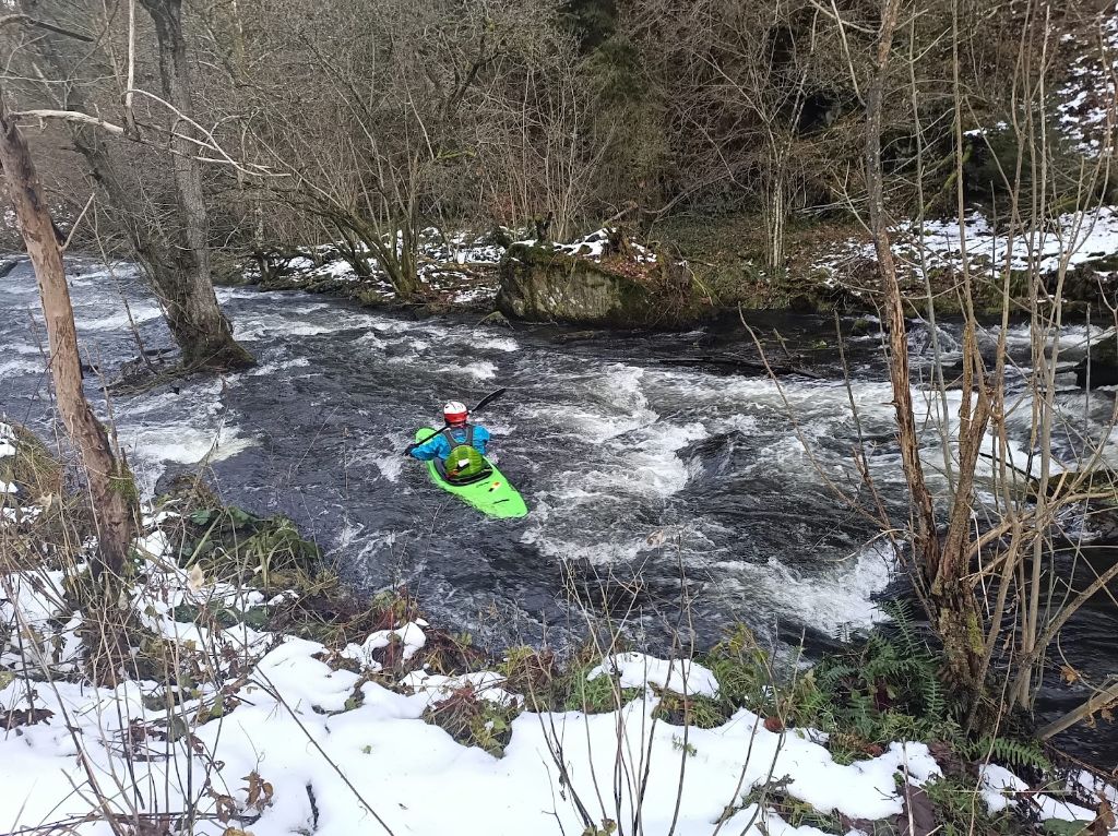 Steentjes ontwijken op de Perlbach