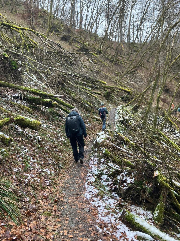 Het wandelpad wordt wél schoongehouden